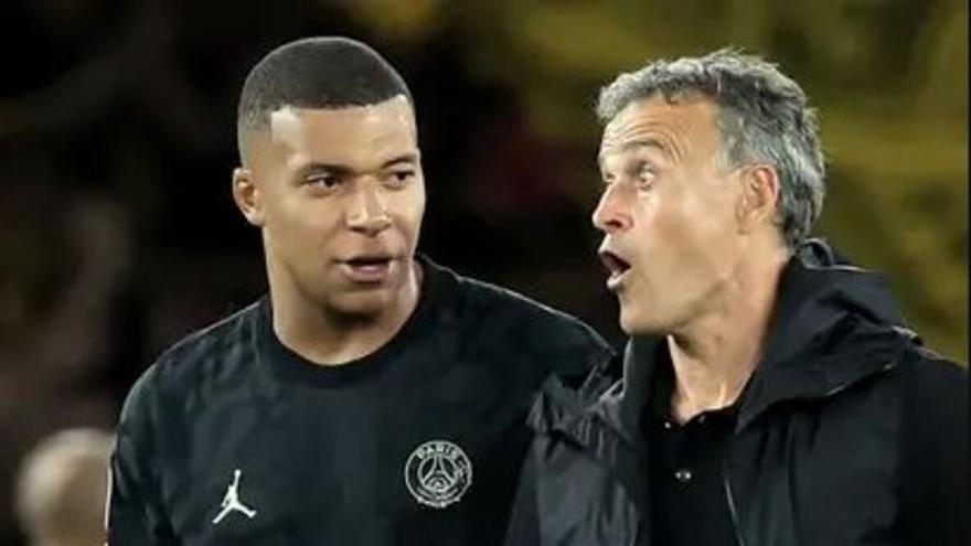 Luis Enrique y Mbappé, una relación cargada de sobresaltos