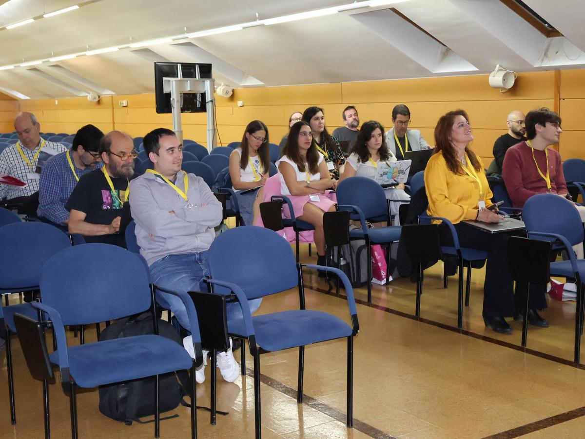 Asistentes al congreso sobre analítica de aprendizaje en la Politécnica.