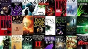 Portadas de algunos de libros del escritor Stephen King.