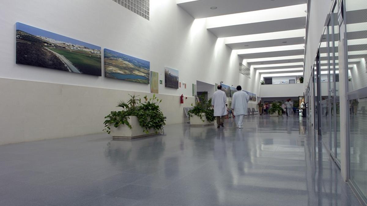 Imagen del interior del hospital de Montilla.