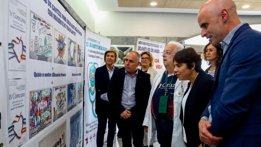 Exposición del concurso de carteles de donación de órganos