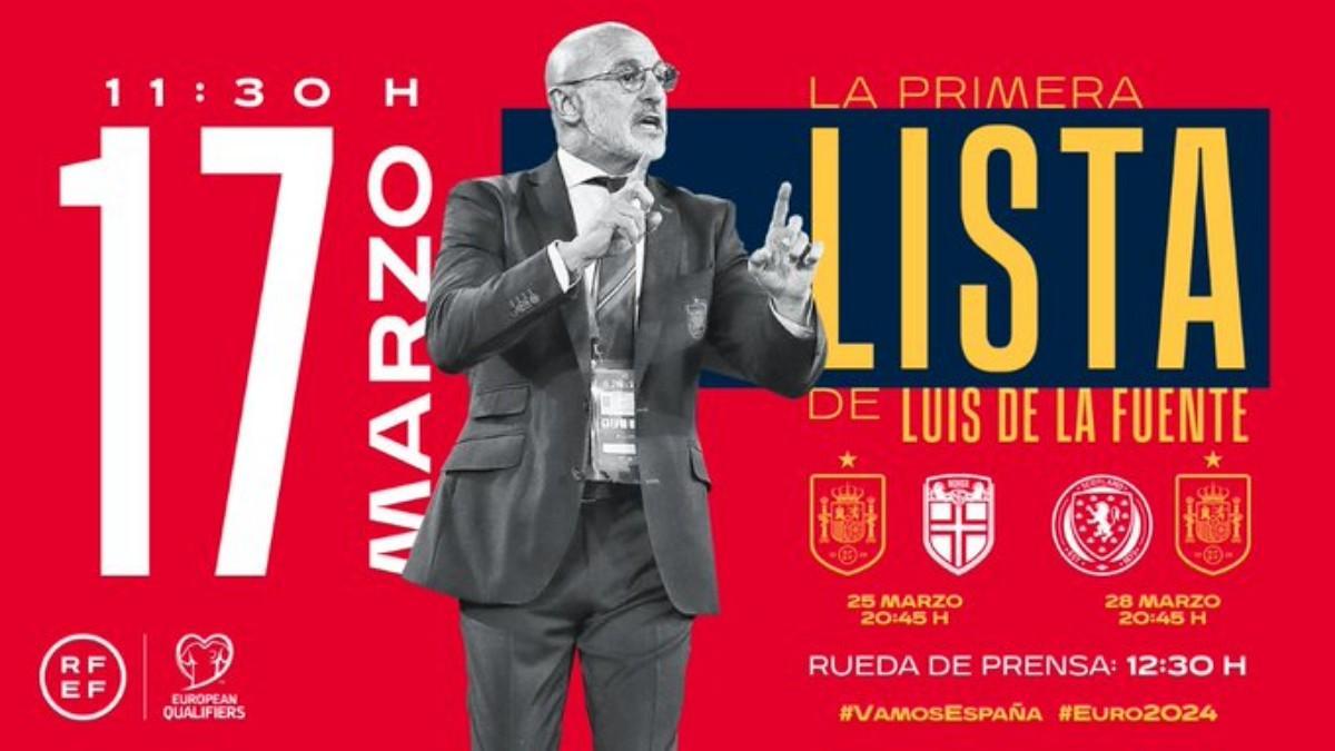 Cuando da la lista luis de la fuente