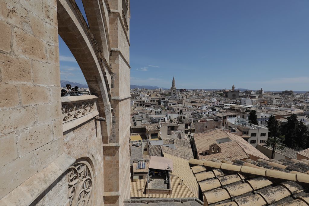 Vuelven las visitas a las terrazas de la Catedral de Mallorca