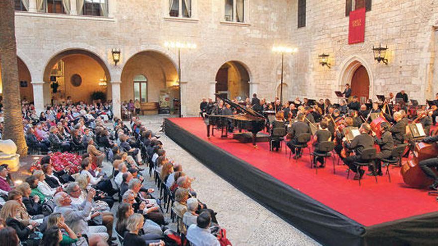 La formación, en el último concierto de L´Almudaina.