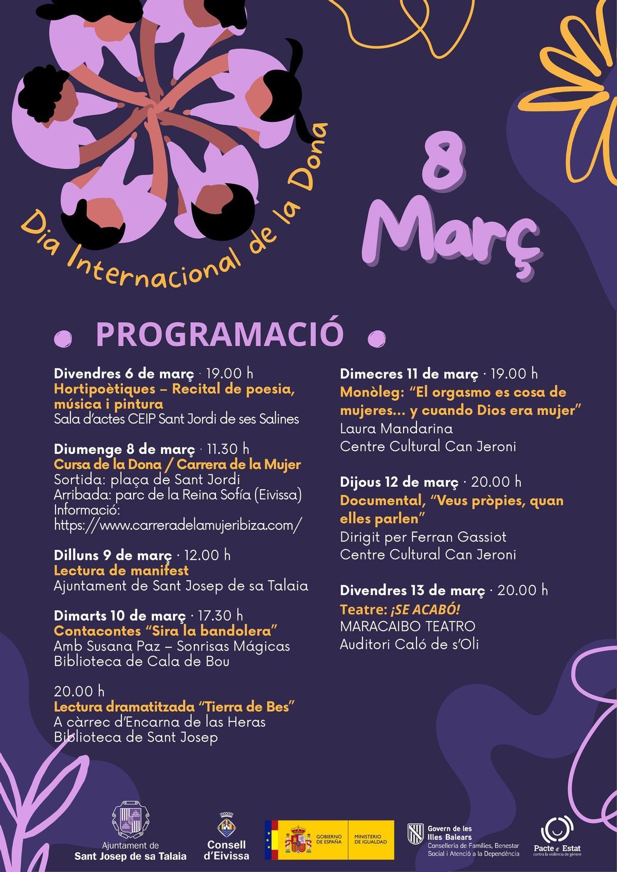 Sant Josep presenta el programa de actividades por el Día Internacional de la Mujer