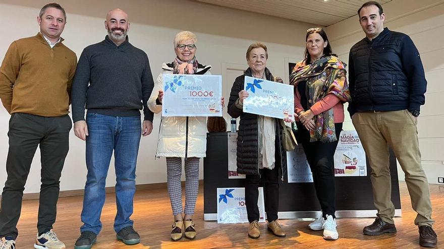Estas son las ganadoras de los tres vales de mil euros de la campaña de Navidad de Ribadesella