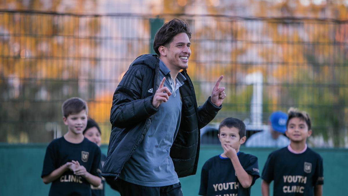 Cristian Torres con los LAFC