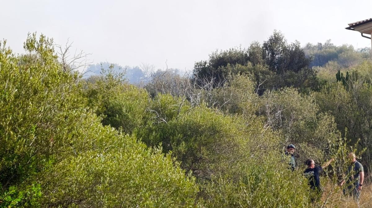 Controlado un incendio en el Puig de sa Bassa