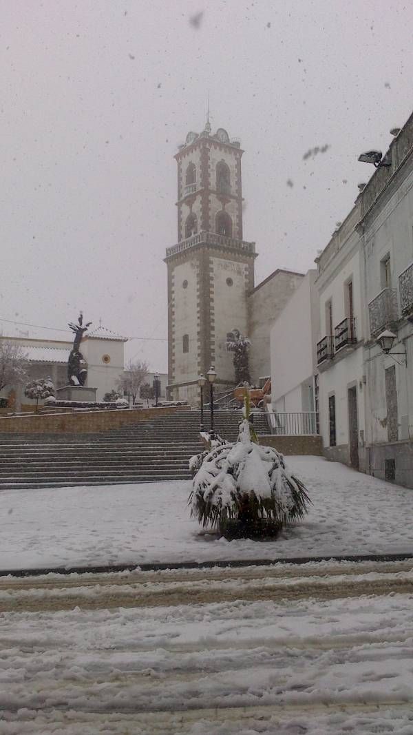 Nieva en la provincia durante el Día de Andalucía