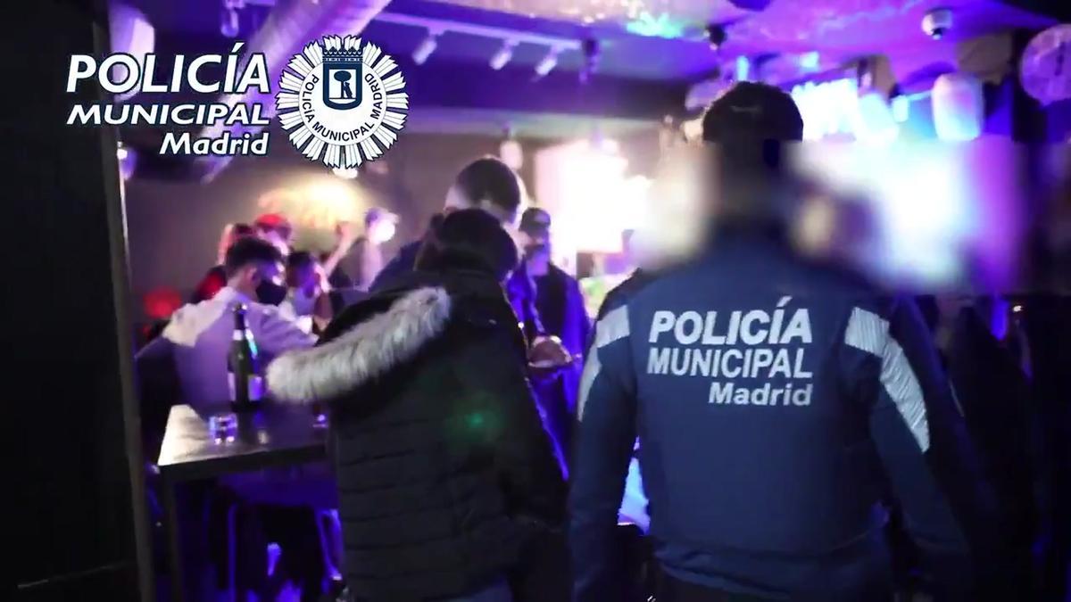 Detectadas 227 fiestas ilegales en Madrid entre la noche del viernes y la del sábado