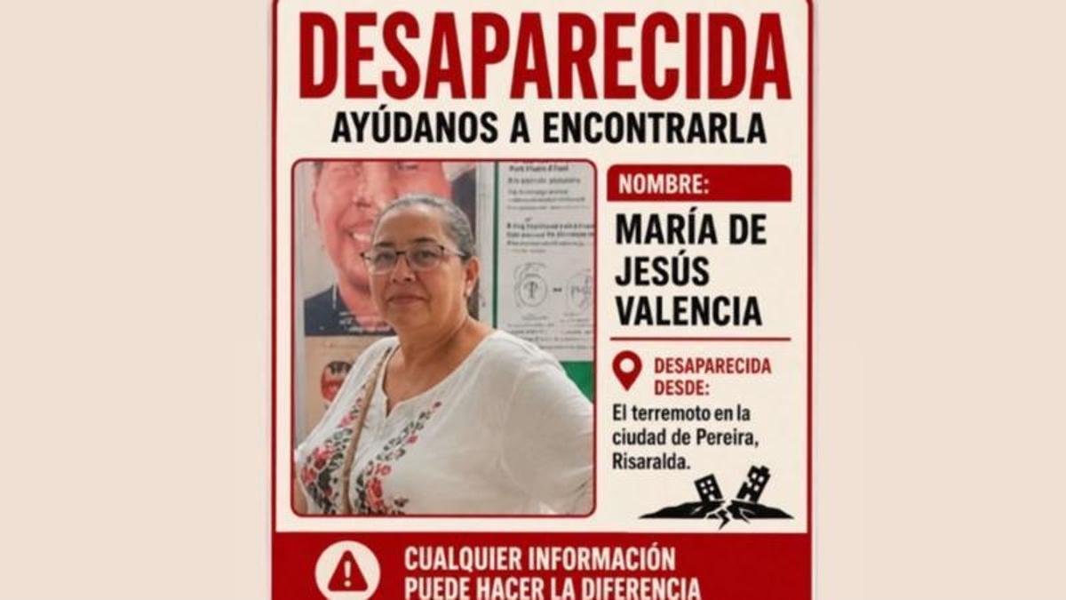 Cartell difós a les xarxes de la mare desapareguda de la colombiana resident a Berga