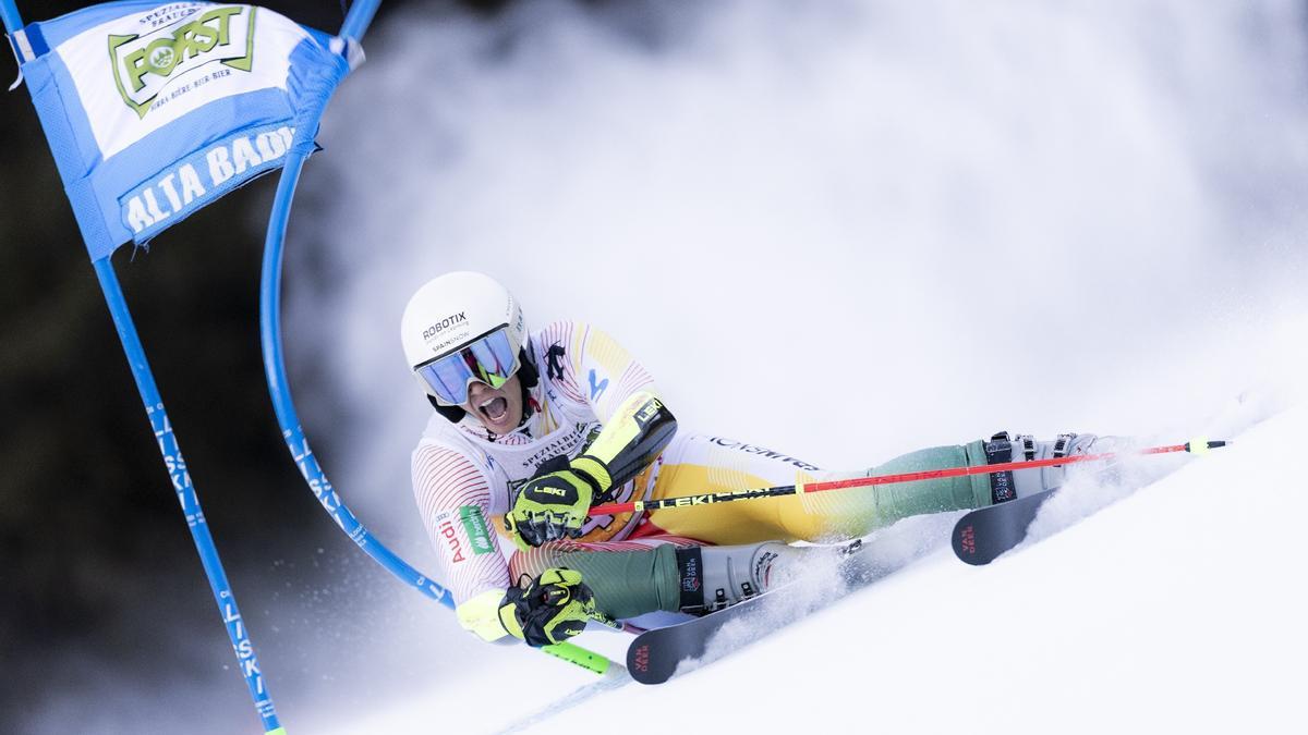 Les declaracions d'Aleix Aubert al acabar el seu descens històric a l'Alta Badia