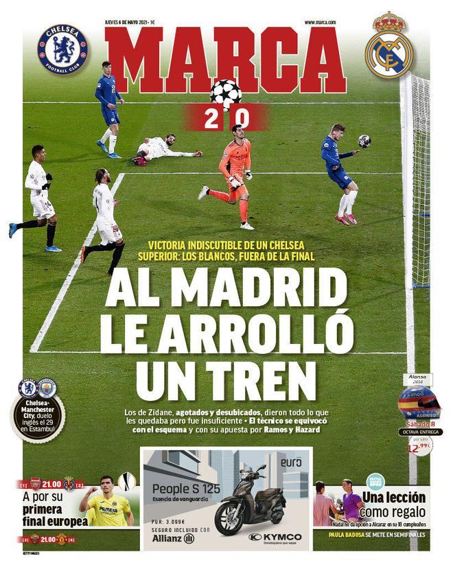 La portada de MARCA