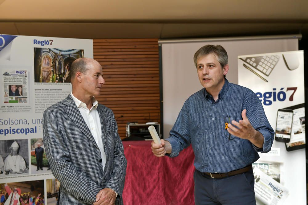 Exposició 40 anys Regió7 a Solsona