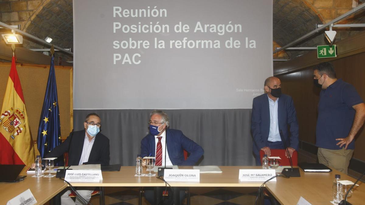 Olona mantiene firme su apuesta por la PAC aragonesa