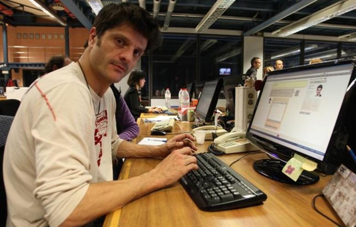 Joel Joan, a la redacció d’EL PERIÓDICO. Joel Joan, a la redacció d’EL PERIÓDICO.