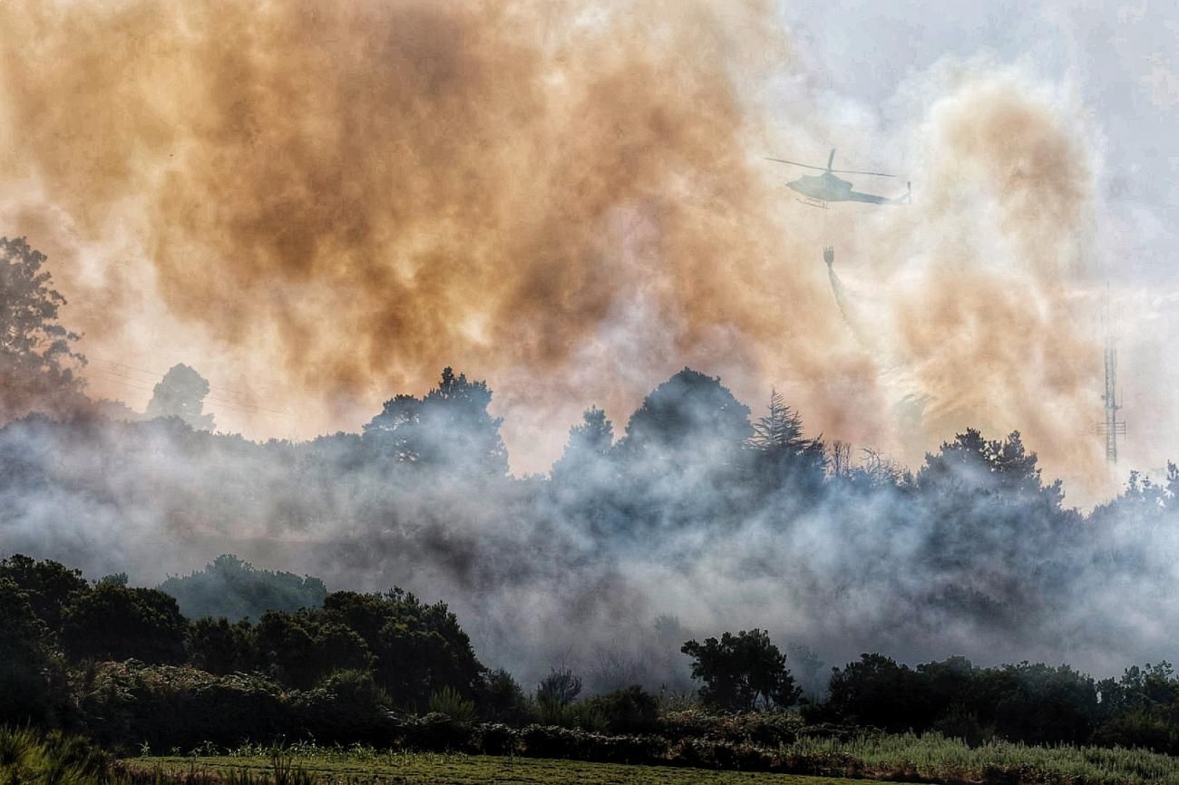 Incendio en La Laguna