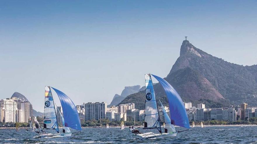 El equipo español de vela a un mes del estreno olímpico en Río de Janeiro