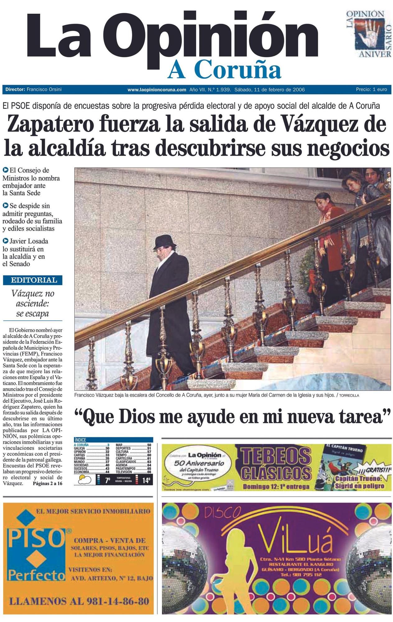 Las portadas destacadas de LA OPINIÓN en sus 25 años que puedes encontrar en la exposición de La Marina
