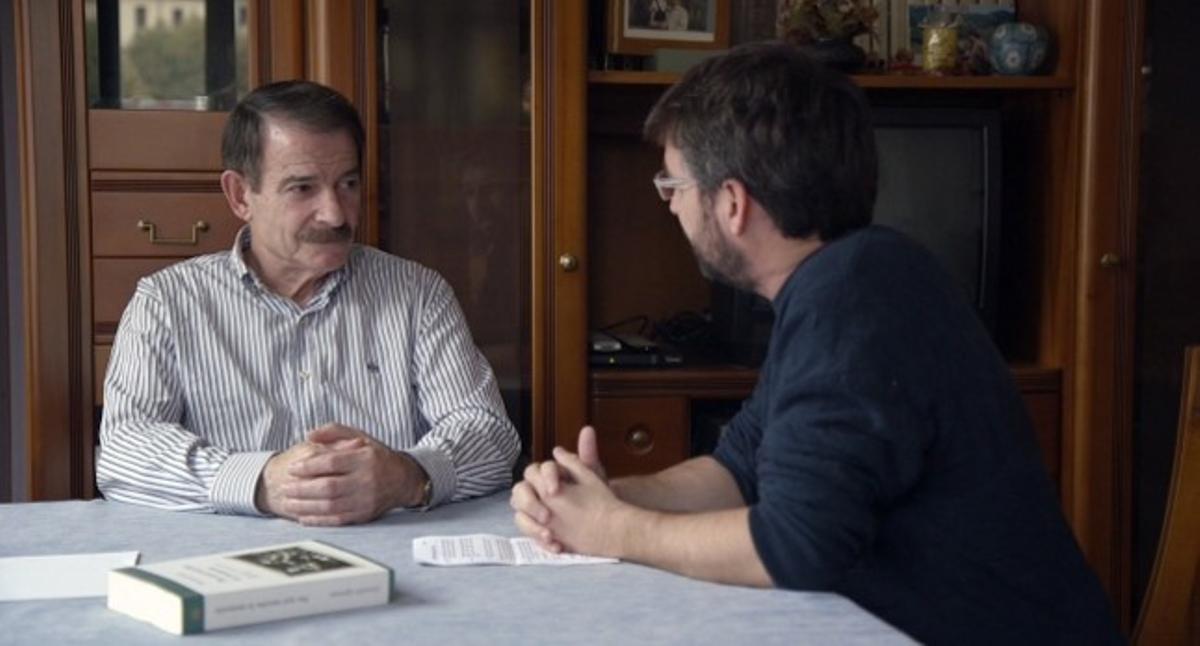 Gerardo Iglesias i Jordi Évole, durant l’entrevista. Gerardo Iglesias i Jordi Évole, durant l’entrevista.