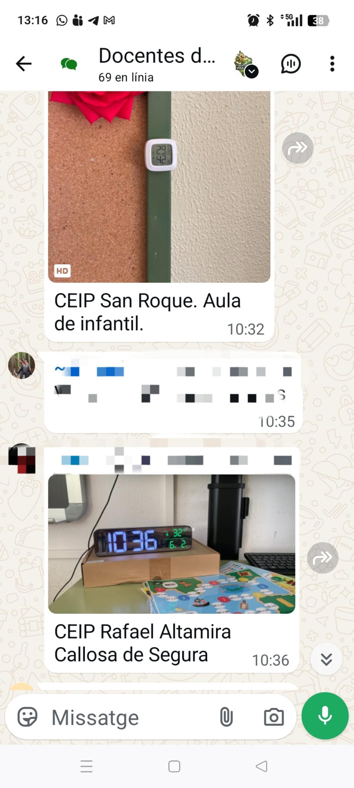 Alumnos y profesores cocidos en las aulas de la Vega Baja