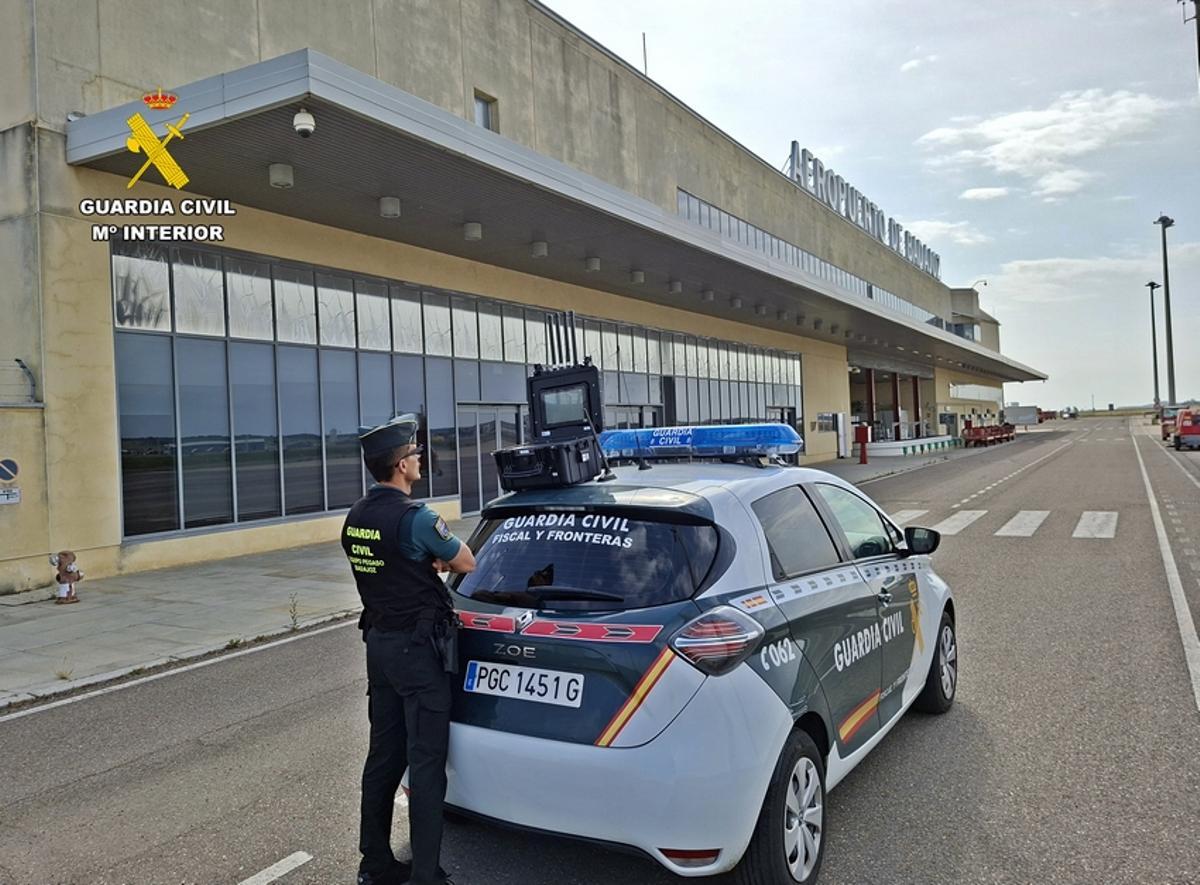 Así es el nuevo sistema de detección de drones de la Guardia Civil de Badajoz.