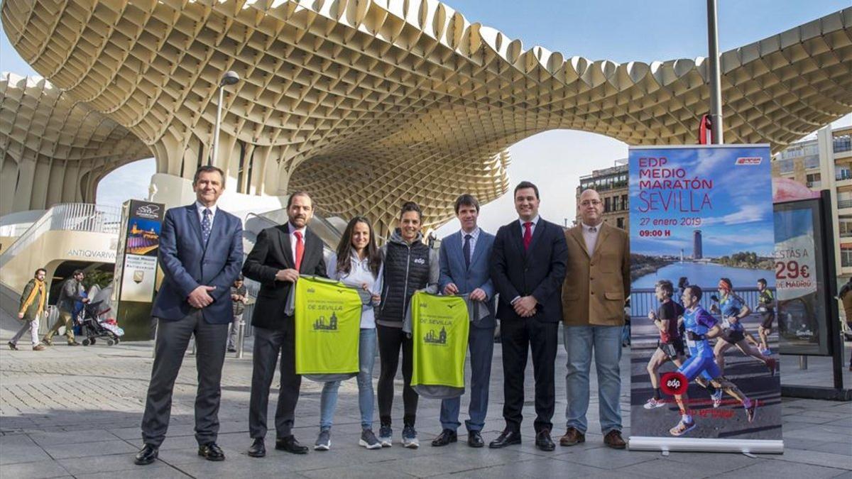 Presentado el EDP Medio Maratón de Sevilla en el Antiquarium