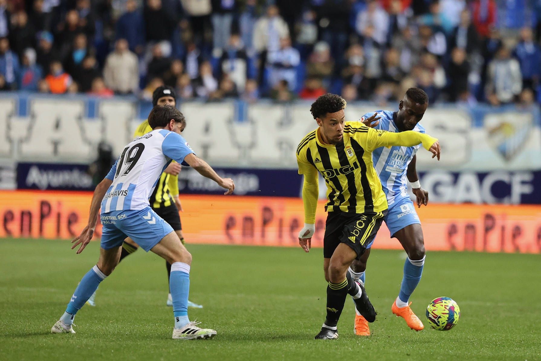 Así fue el partido entre el Málaga y el Real Oviedo