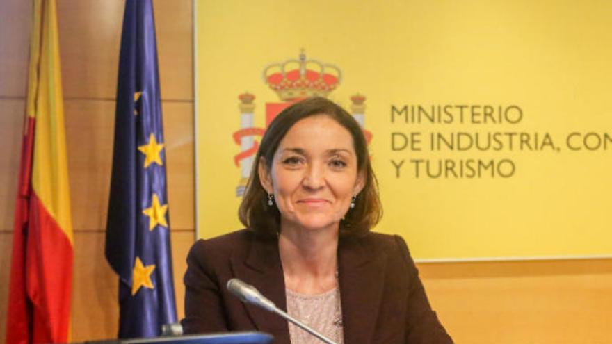 La ministra de Industria, Comercio y Turismo, Reyes Maroto.