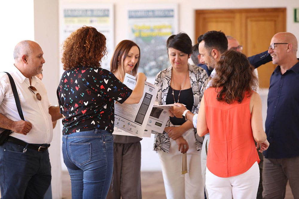 Inauguración de la muestra de Portada de Diario de Ibiza