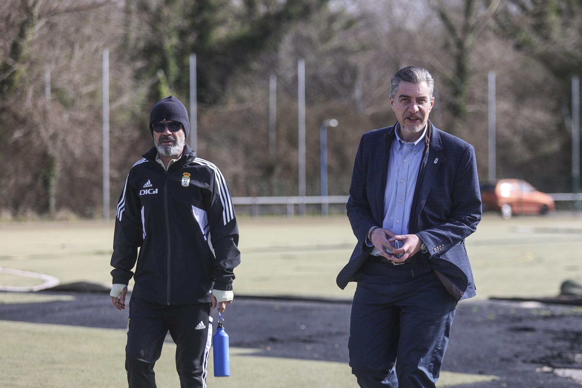 EN IMÁGENES: el entrenamiento del Oviedo