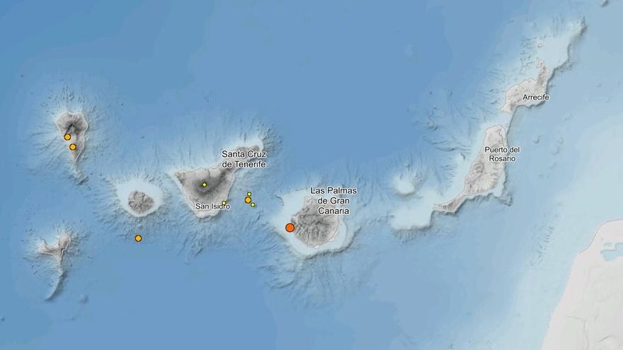 El Teide y el Tajogaite &#039;viven&#039;: se registran este fin de semana dos terremotos en la zona del volcán de La Palma y uno en el de Tenerife