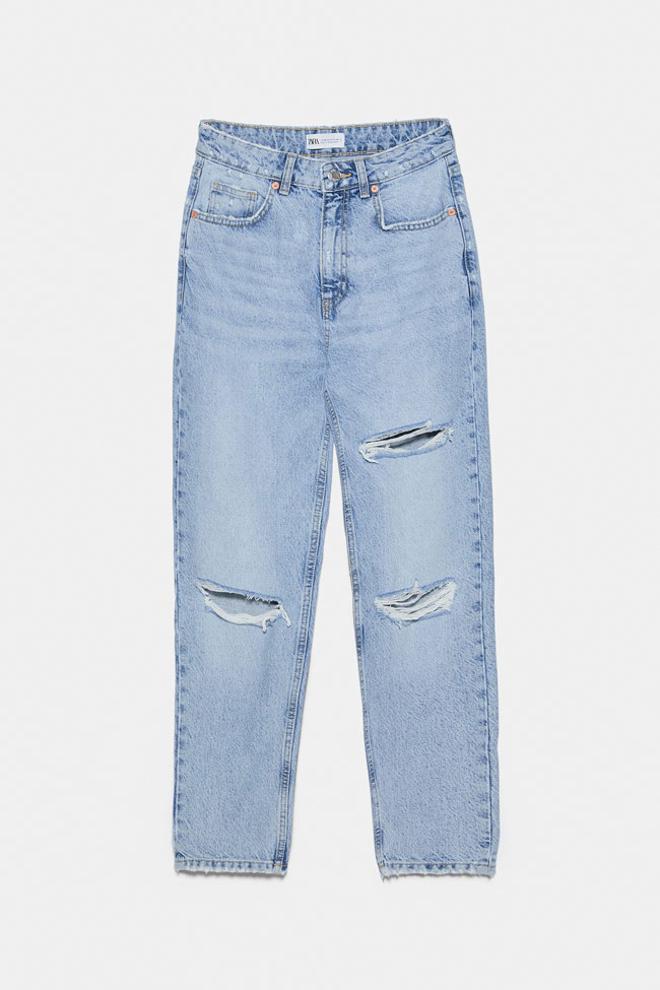 Ripped Mom Fit Jeans de Zara