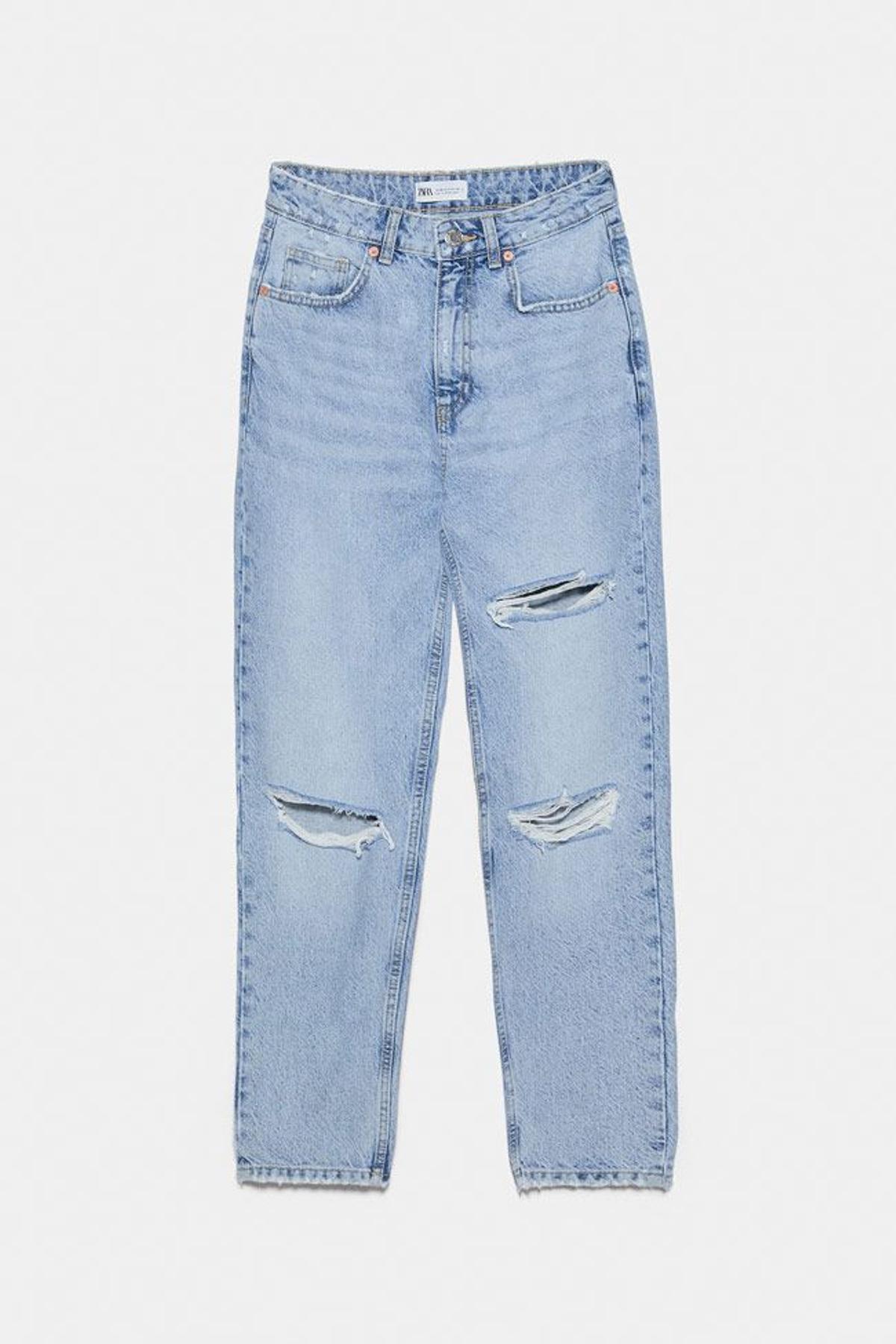 Ripped Mom Fit Jeans de Zara