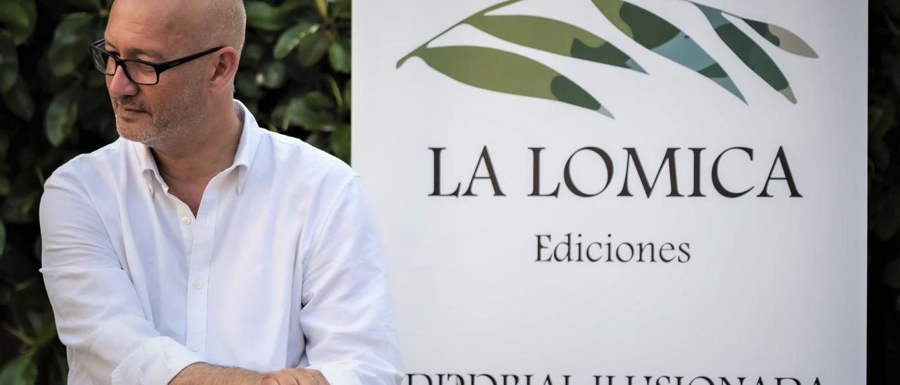 José Andrés García Cuestas, fundador de La Lomica Ediciones.