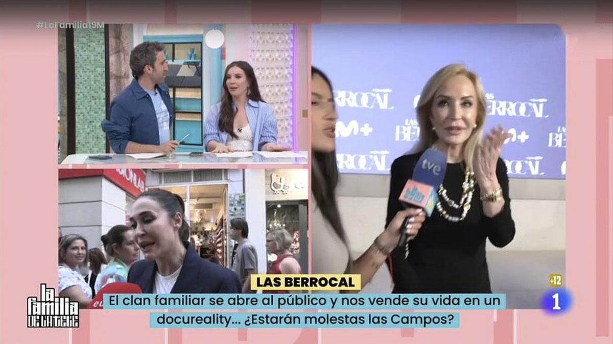 Carmen Lomana en 'La familia de la tele'