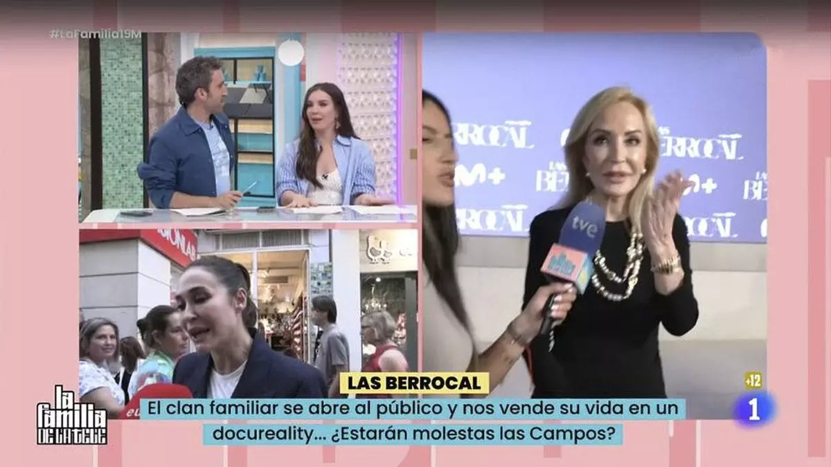 Carmen Lomana lanza un dardo a 'La familia de la tele' en su propio programa tras las malas audiencias