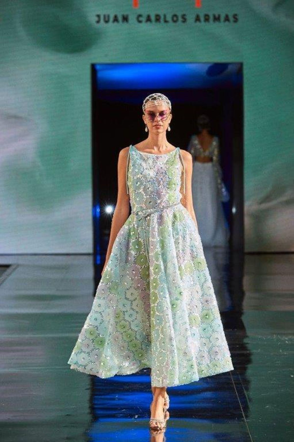 Un momento del desfile de Juan Carlos Armas