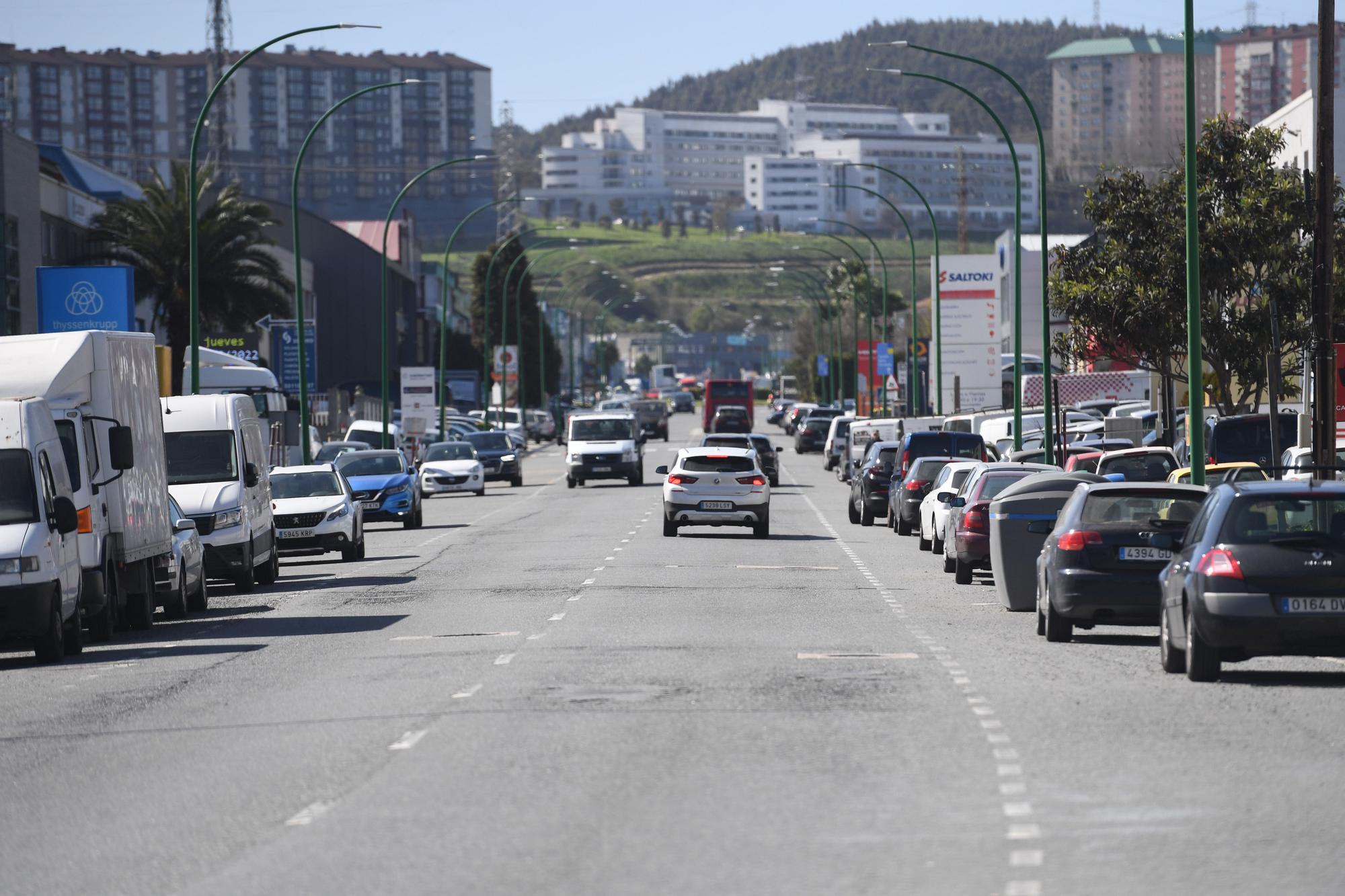 Cuarta jornada de huelga nacional de transporte en A Coruña