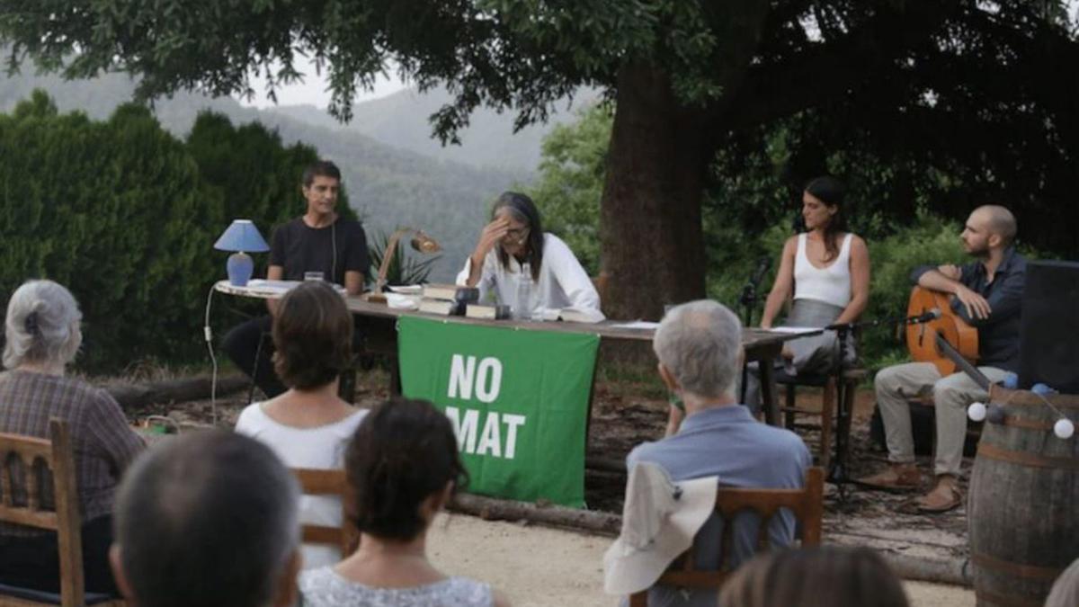 Un acte contra la MAT, en una foto d’arxiu.  | NO A LA MAT