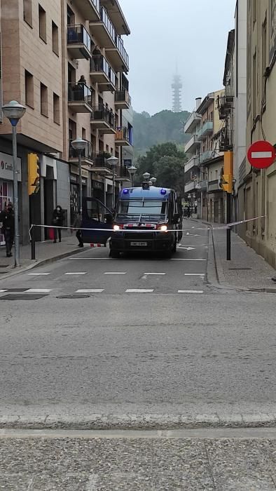 Concentració per demanar la llibertat dels detinguts pels disturbis de Girona