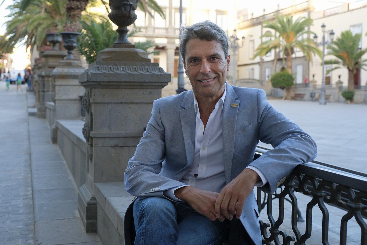 Enrique Hernández Bento, candidato de Unidos por Gran Canaria a la Alcaldía de Las Palmas de Gran Canaria.