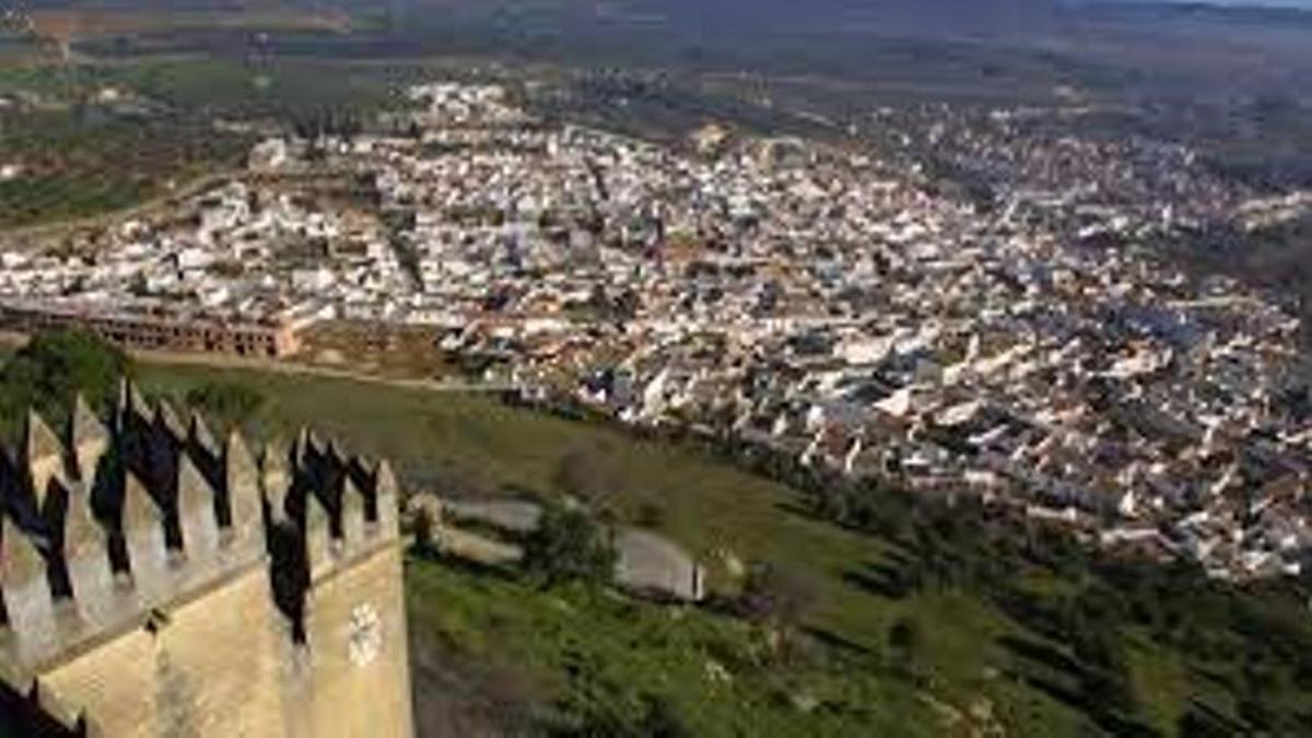 Vista aérea de Almodóvar del Río.