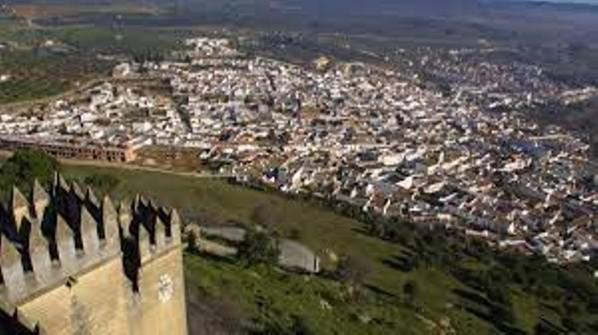 Vista aérea de Almodóvar del Río.