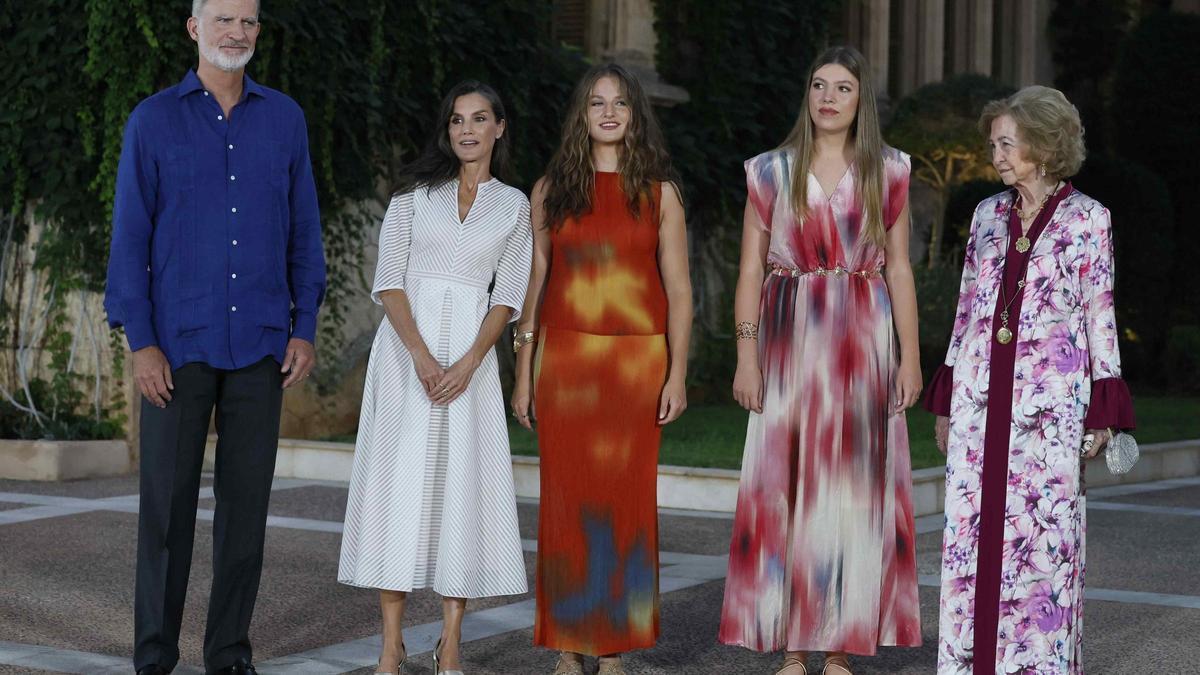 Les imatges de la recepció estival de la Família Reial a Mallorca