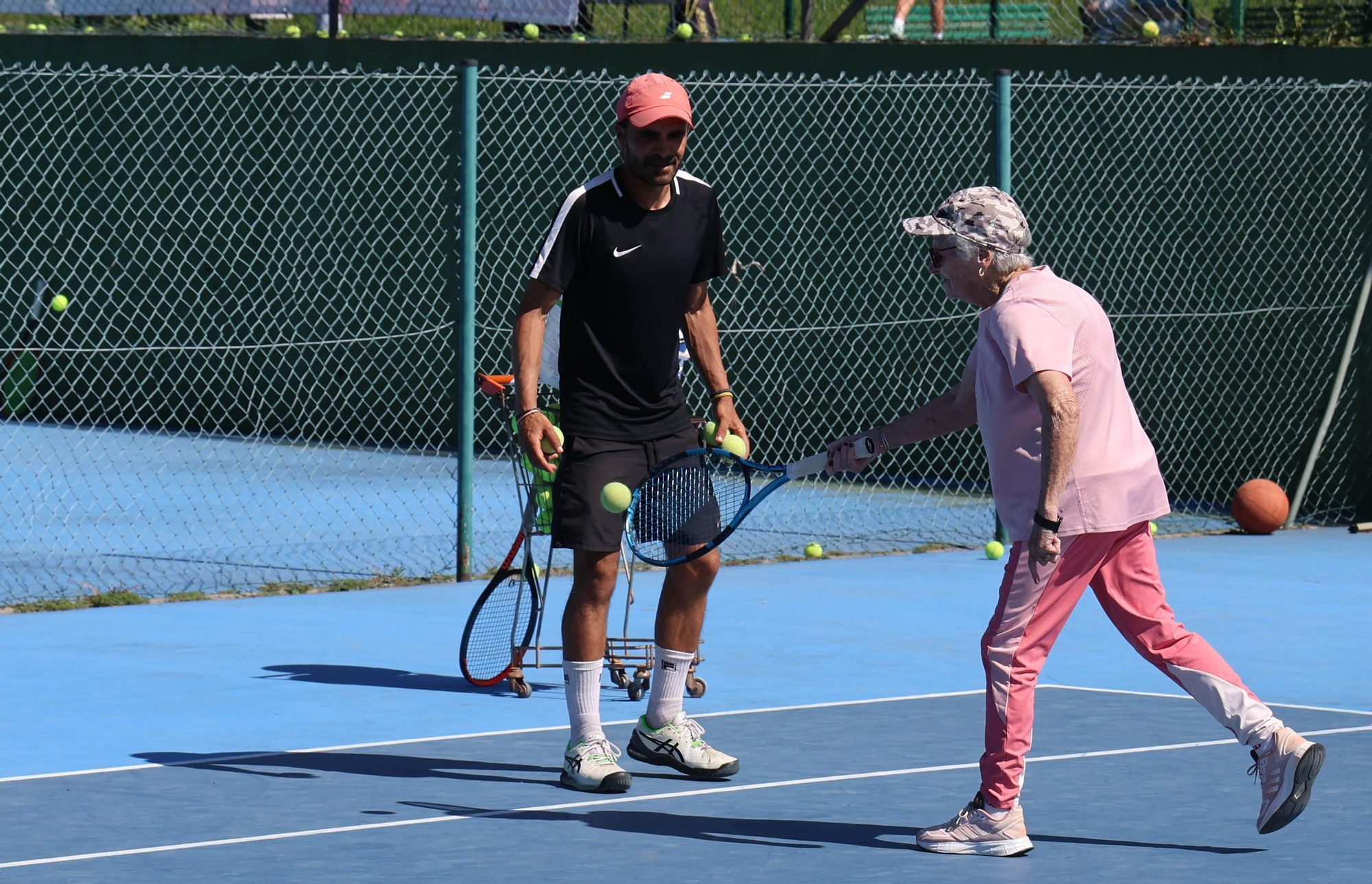 El ‘match ball’ de Esther a sus 90 años: “Estoy como una rosa”