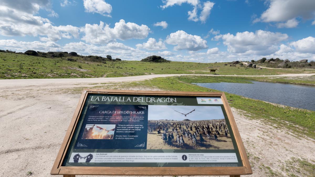 Escenario de Juego de Tronos en el Barrueco de Arriba de Malpartida de Cáceres.