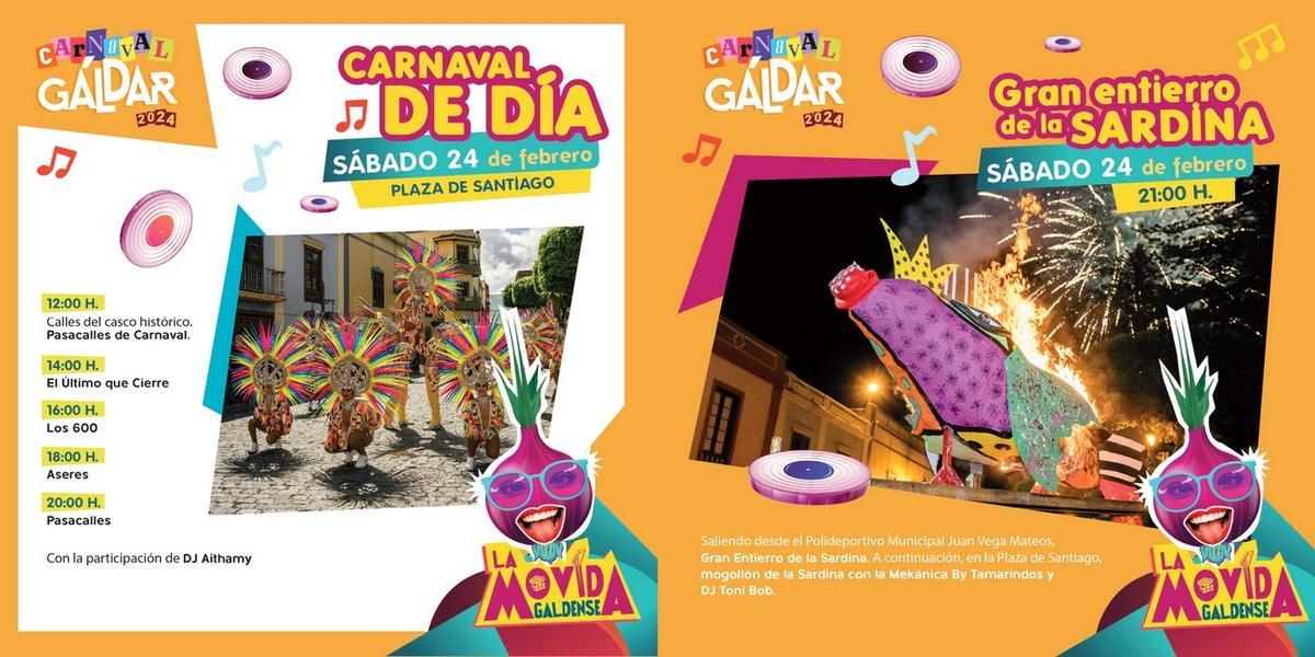 'La movida galdense' concluye este fin de semana con noche de chirimurgas, Carnaval de Día y Entierro de la Sardina.