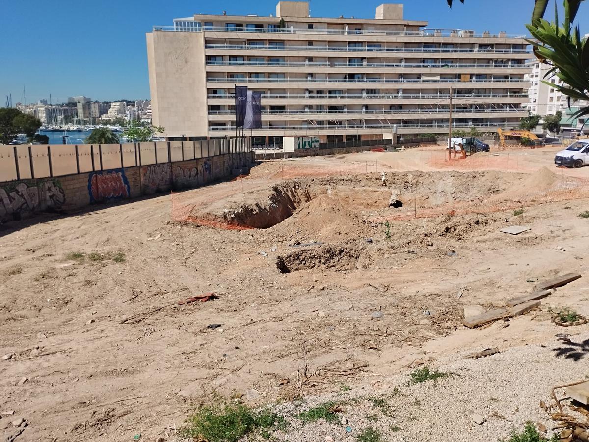 Solar de es Jonquet en el que se levantarán las viviendas de lujo.