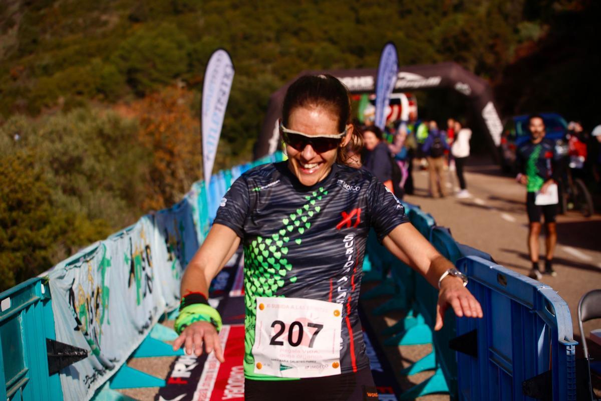 Sara Galisteo celebra la victoria.